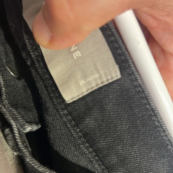 Women’s Everlane Black Ankle Jeans Size 26 - Picture 4 of 5